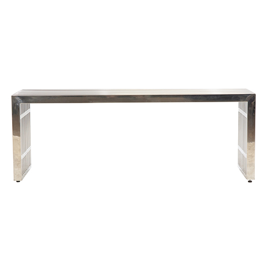 Modernist Bench - Silver Modernist Bench - Silver