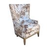Wingback Chair - Cow Print (2)