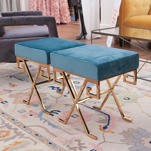 Capri Stool - Teal