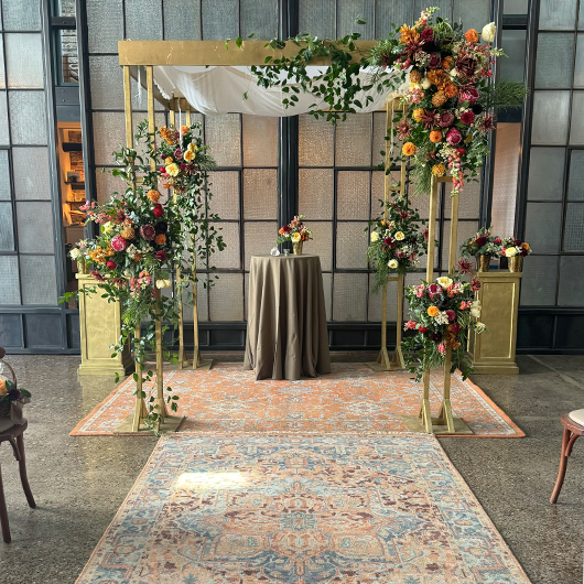 Vintage Rust Rug 8x10 (1)