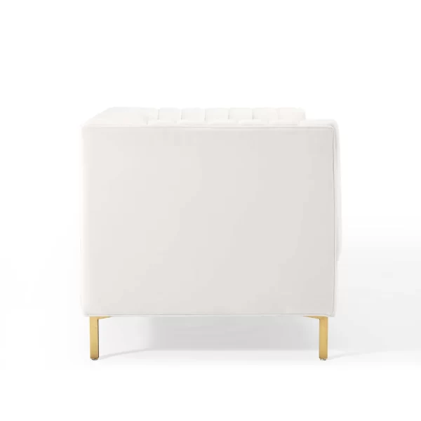 Delano Loveseat - White 60"