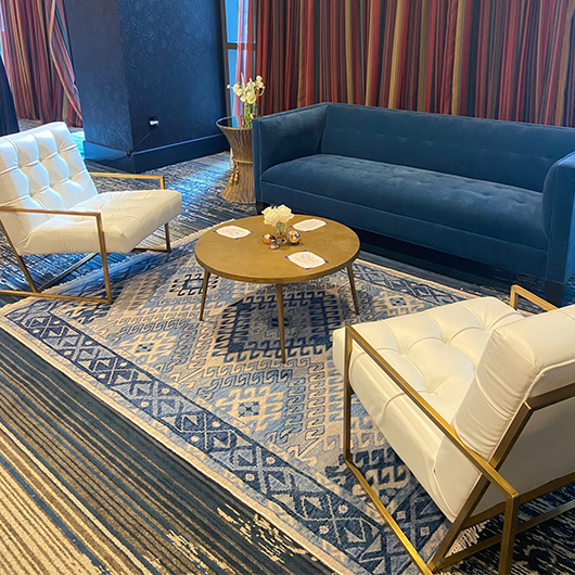 Azure Blue Rug 5'8" x 8' (4) Azure Blue Rug 5'8" x 8' (4)