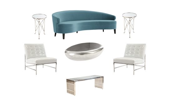 Edie Sofa - French Blue Edie Sofa - French Blue