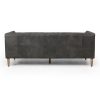 Cristobal Sofa - Washed Black Leather