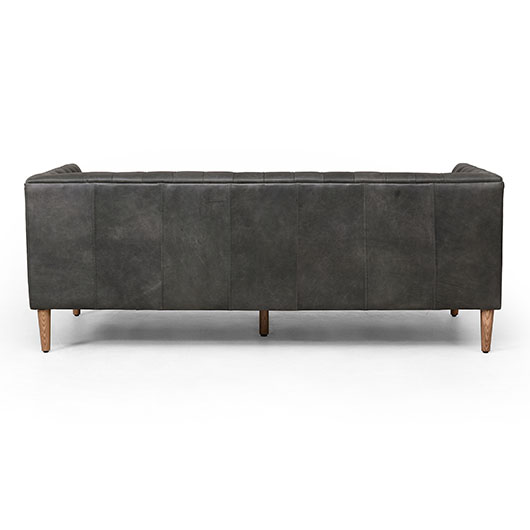 Cristobal Sofa - Washed Black Leather