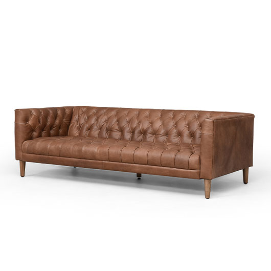 Cristobal Sofa - Tobacco Leather