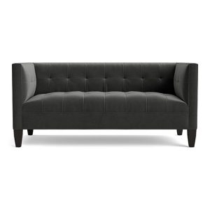 Draper Loveseat - Black 68"