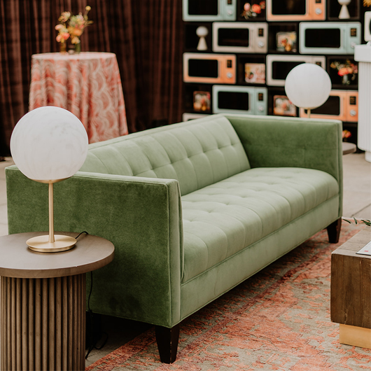 Draper Sofa - Basil Green