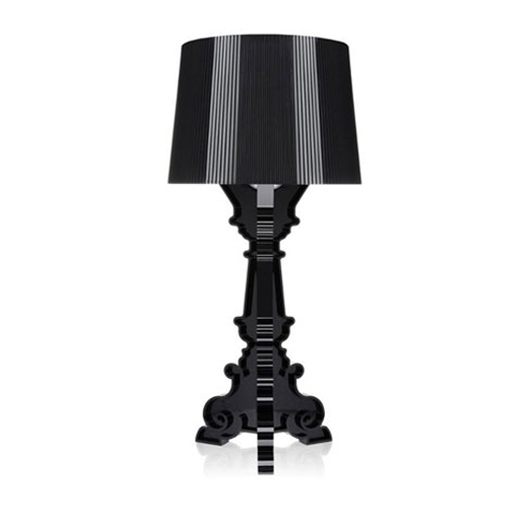 Baroque Table Lamp - Black 31"