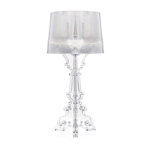 Baroque Table Lamp - Clear 31"