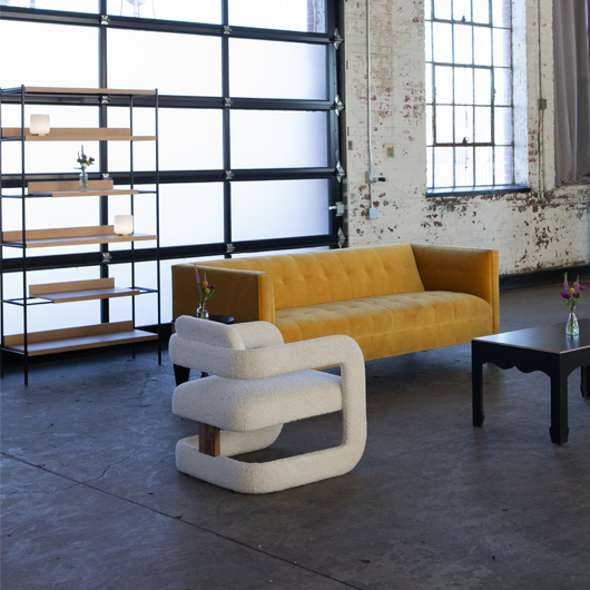 Draper Sofa - Persian Yellow