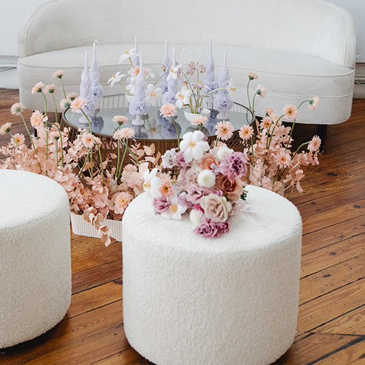 Popp Ottoman - Sherpa 22"