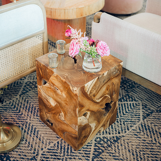 Teak Root Side Table