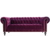 Amethyst Velvet Chesterfield