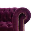 Amethyst Velvet Chesterfield