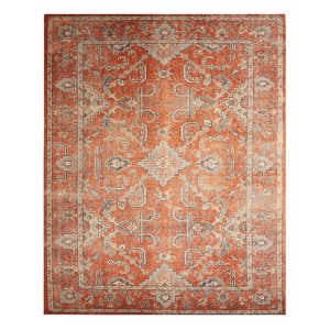 Vintage Rust Rug 8x10 (1)