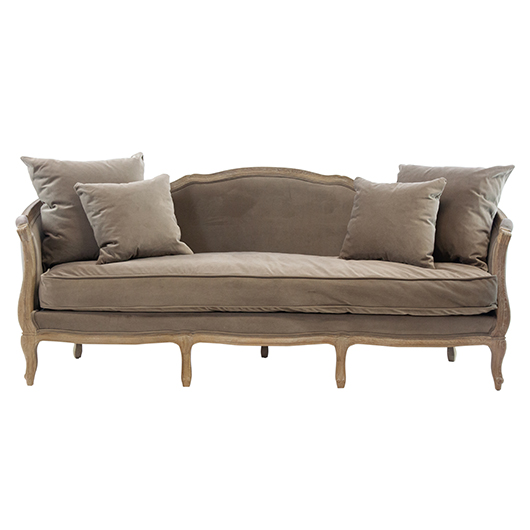 Violette Sofa - Rich Taupe Velvet (3) Violette Sofa - Rich Taupe Velvet (3)