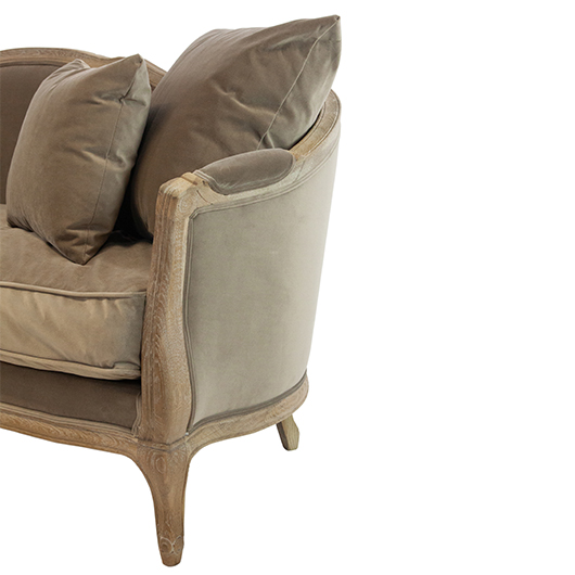 Violette Sofa - Rich Taupe Velvet (3) Violette Sofa - Rich Taupe Velvet (3)