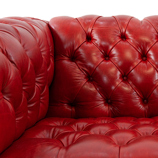 Red Elton Chesterfield Red Elton Chesterfield