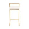 Jasper Bar Stool - White