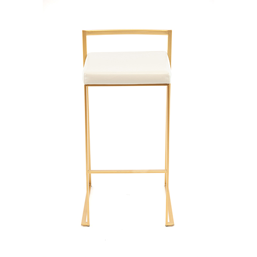 Jasper Bar Stool - White