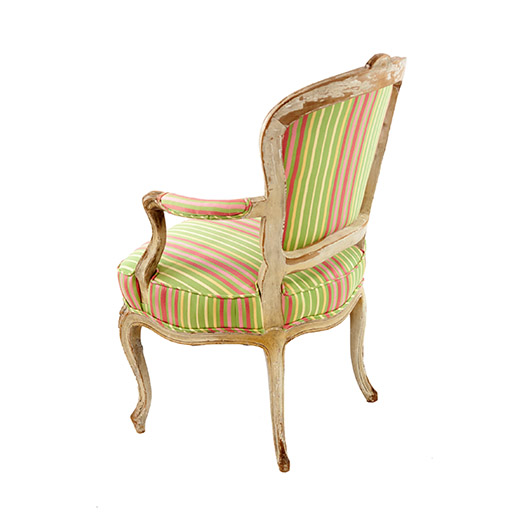 Antique Candy Gilt Armchair (2) Antique Candy Gilt Armchair (2)