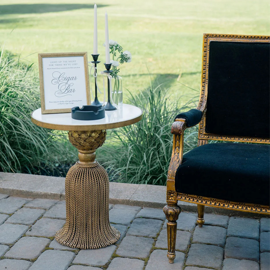 Vintage Mirror Top Gilt Coffee Table (1)