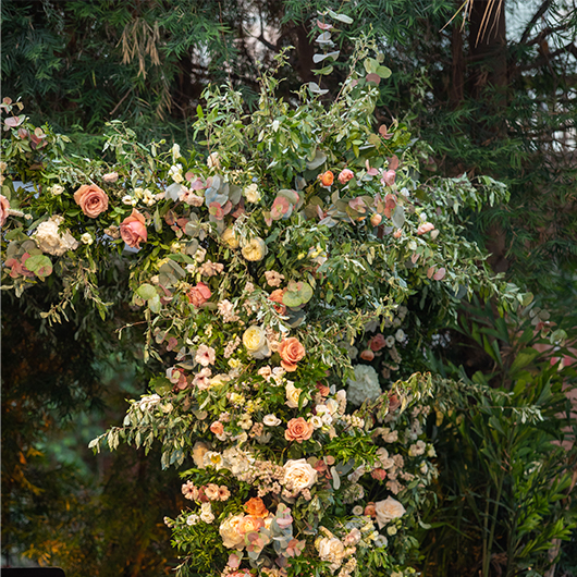 Full Floral Chuppah Canopy Full Floral Chuppah Canopy