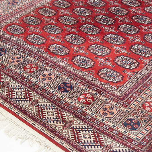 Vintage Red Bokhara Rug - 6 x 8 (1)