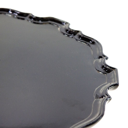 Vintage Ebony Pie Crust Table (3)