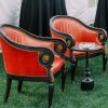 Vintage Red Leather Club Chair (4)