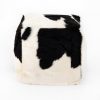 Cow Hide Pouf Ottoman 18"