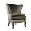 Wingback Chair - Sable Velvet Wingback Chair - Sable Velvet