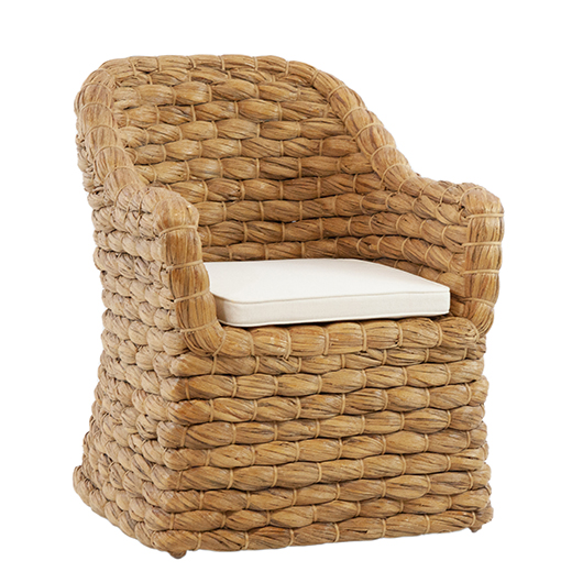 st barts seagrass woven armchair