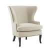 Wingback Chair - Parchment Velvet Wingback Chair - Parchment Velvet