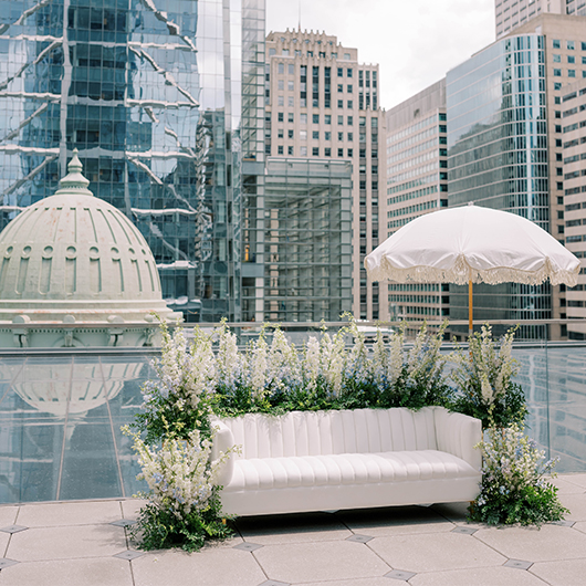 Delano Sofa - White 77"