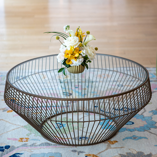 Atomic Coffee Table - Brass Atomic Coffee Table - Brass