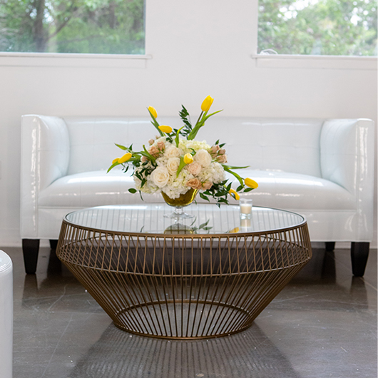 Atomic Coffee Table - Brass Atomic Coffee Table - Brass