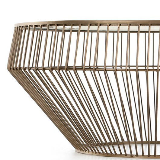 Atomic Coffee Table - Brass Atomic Coffee Table - Brass