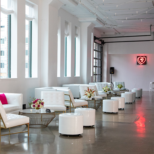 Atomic Coffee Table - Brass