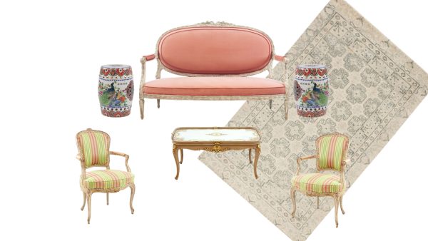 Antique Salon Sofa (2) Antique Salon Sofa (2)