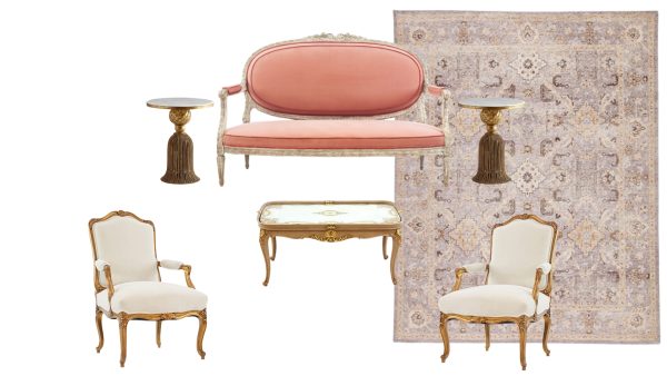 Antique Salon Sofa (2)