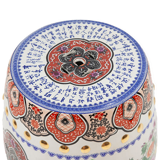 Vintage Peacock Garden Stool (6) Vintage Peacock Garden Stool (6)