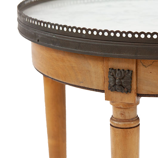 Antique Marble Top Drinks Table 16" (1)