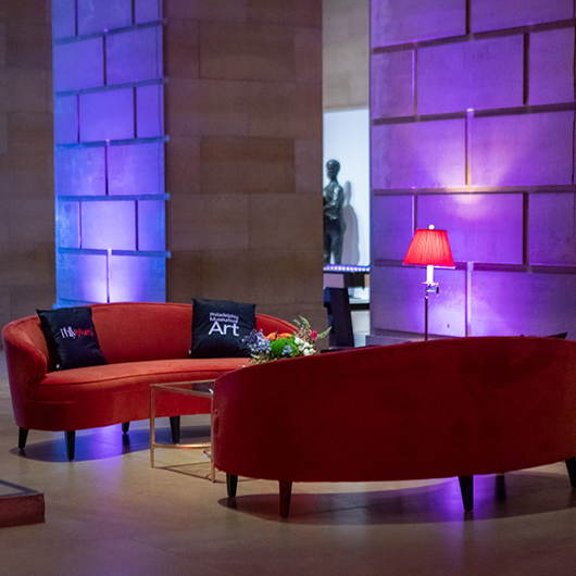 Collins Floor Lamp - Red