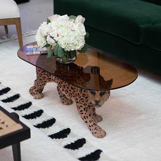 Spotted Leopard Coffee Table