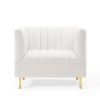 Delano Armchair - White Delano Armchair - White