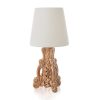 White Verona Lamp 36"h