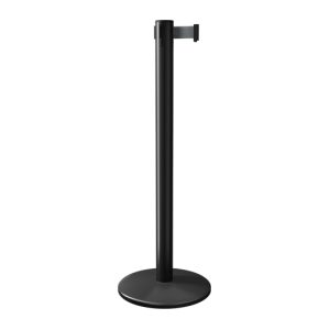 Black Retractable Belt Stanchion