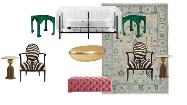 Gallery Loveseat - Clear Gallery Loveseat - Clear